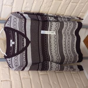 Croft and Barrow striped Medium women's sweater
